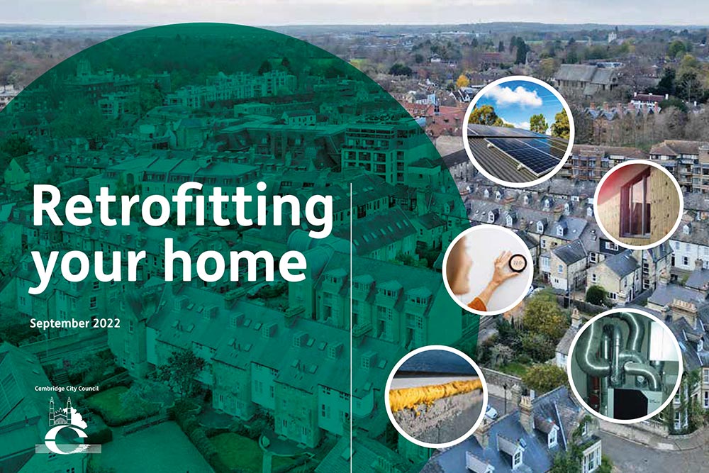 Retrofitting your home brochure cover image
