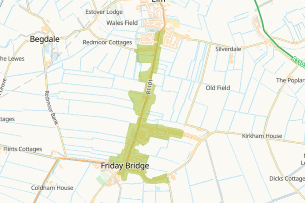 Friday Bridge map